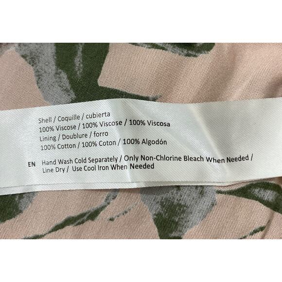 Band of Gypsies BOG Collection Tan Multi Floral Tiered Midi Dress Size M Straps - Picture 7 of 7